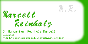 marcell reinholz business card